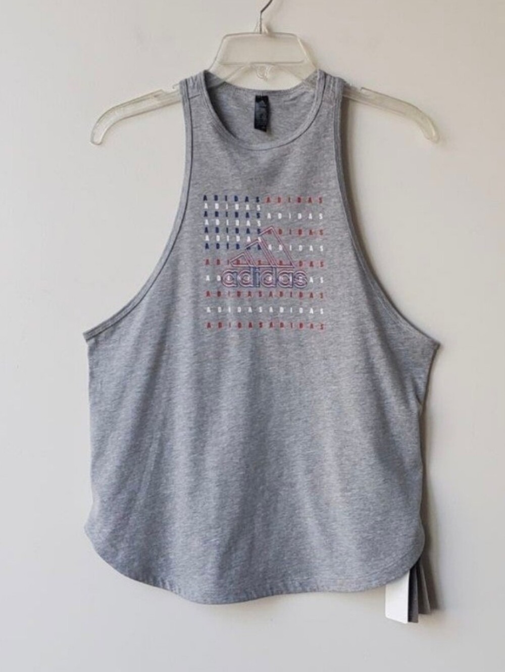 NWT Adidas Racerback American Flag Tank